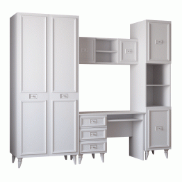 Стол Валенсия письменный (1100х600х750) серебро