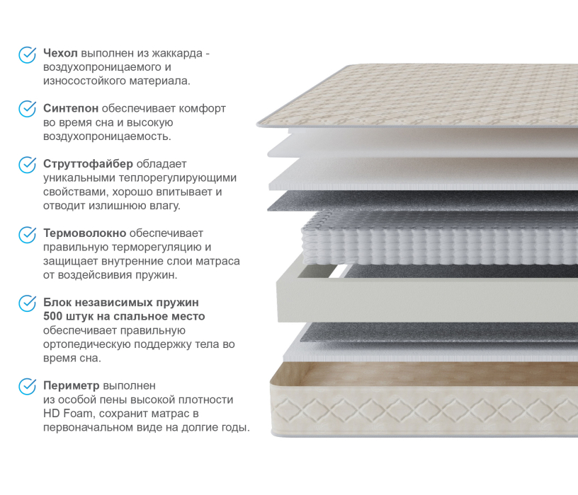 Другие размеры, Матрас Столплит Корсика - Максимус 1600*1900