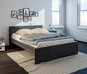 Кровать (1400) Леон/Бруклин СБ-3368