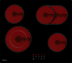 Варочная панель электрическая EVELUX HEV 642 B