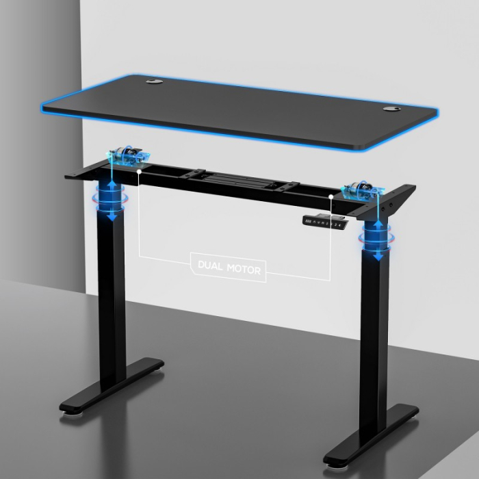 Прямые компьютерные столы, Стол для компьютера c электрической регулировкой по высоте EUREKA ERK-EHD-4801