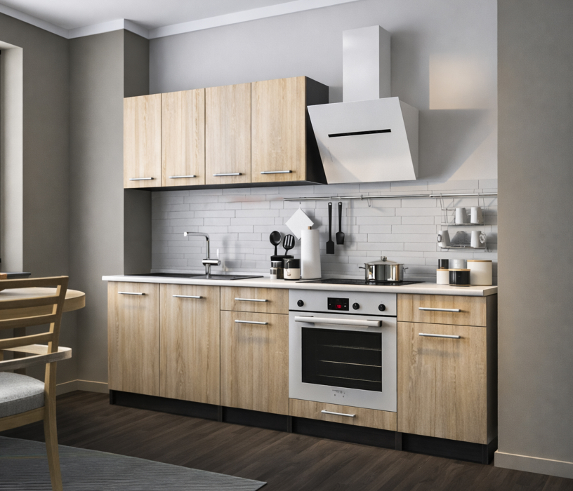 Напольные, Виктория ЛСДЯ-1-60 стол под встроенную технику (без столешницы)