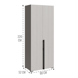 Шкаф в спальню 2-х дверный Болонья
