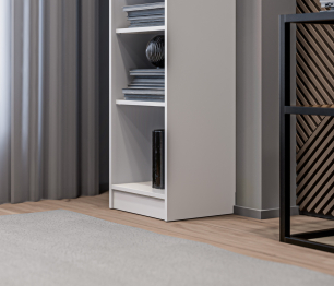 Стеллаж Твин СБ-3372 Белый