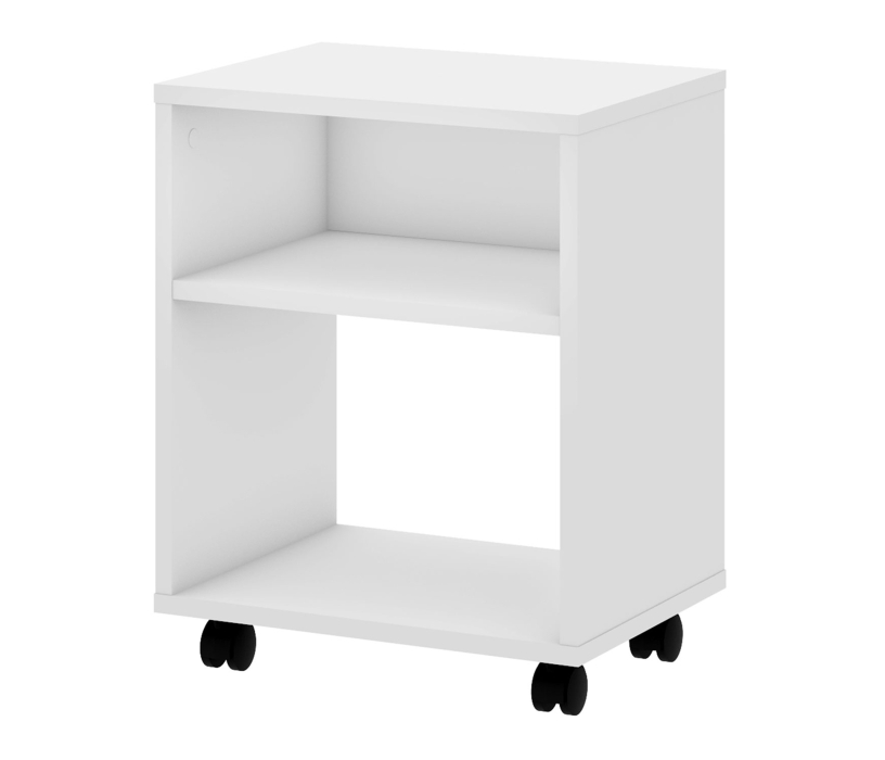 Прикроватные тумбы, Тумба прикроватная с полкой на колёсиках Теви