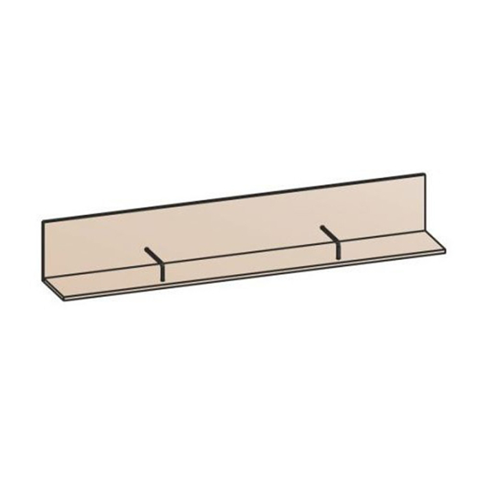 Настенные полки, Полка Лотос ПЛ-1901, бодега белая