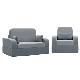 Бескаркасный набор мебели Мико, диван и кресло 