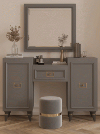 Туалетный столик Валенсия (1335х420х900) (золото)