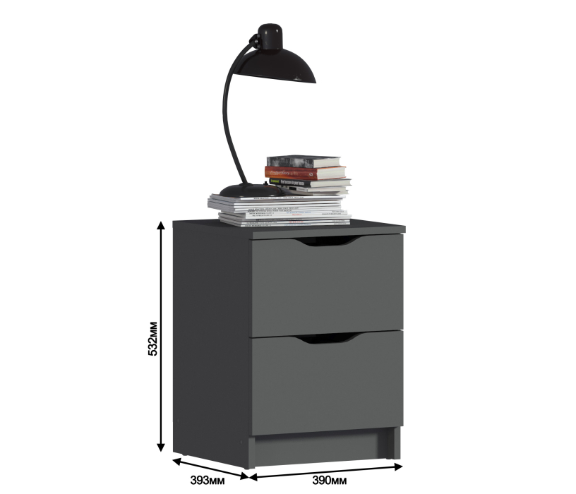 Прикроватные тумбы, Тумба Бруклин СБ-3253