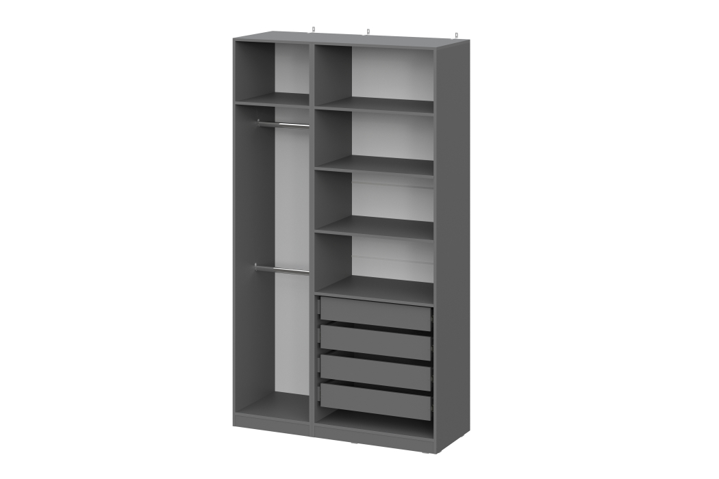 Стеллажи, Шкаф открытый Эккервуд, комплект 30