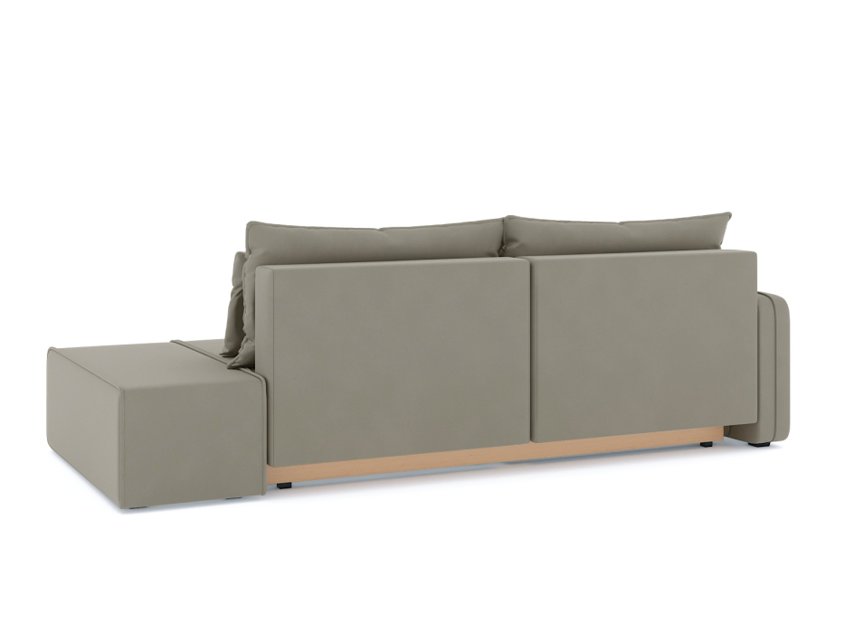 Диваны угловые в гостиную, Диван-кровать угловой Портленд еврокнижка НПБ, велюр