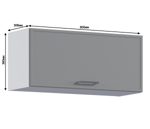 Мюнхен шкаф 1 дв 80х36 см