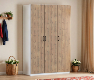 Шкаф трехдверный Макс 1500 мм, вариант №2 (ЛДСП)