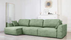 Диваны угловые в гостиную, Диван угловой Trump, велюр