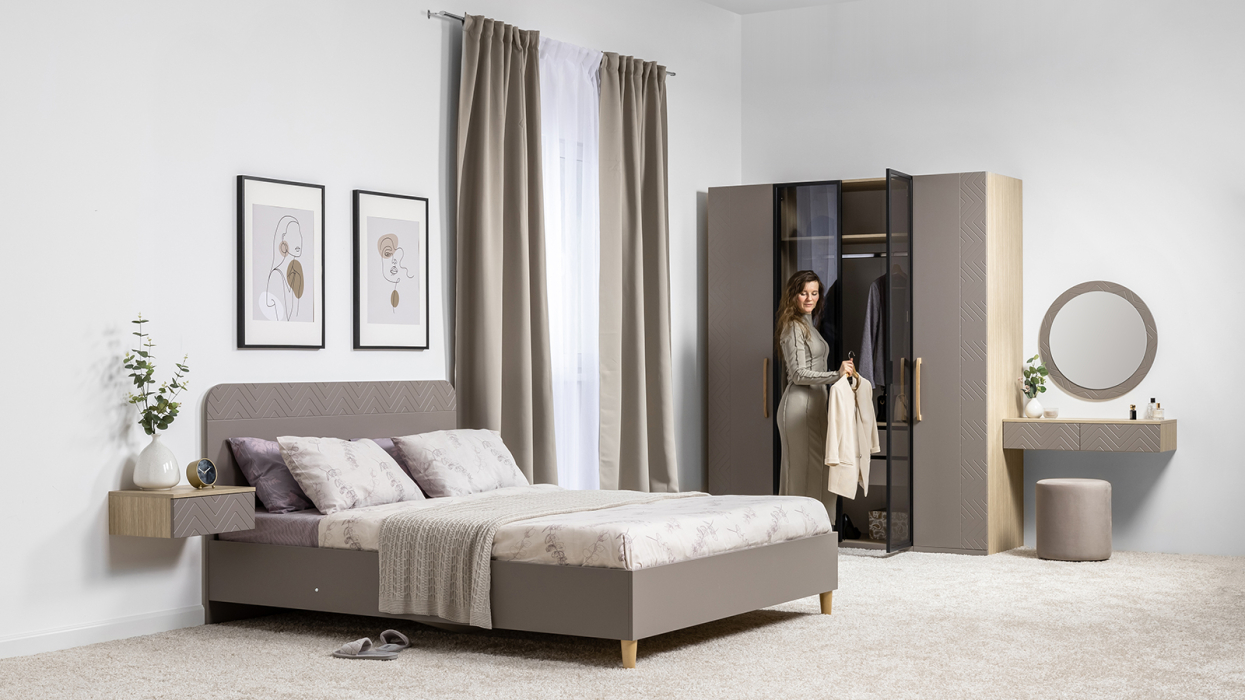 Для одежды, Шкаф-пенал Амьен 16.309.01