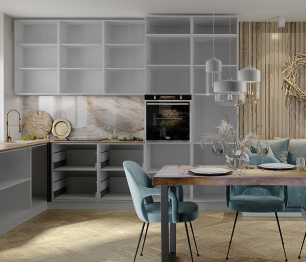 Кухонный гарнитур Калипсо 3 м