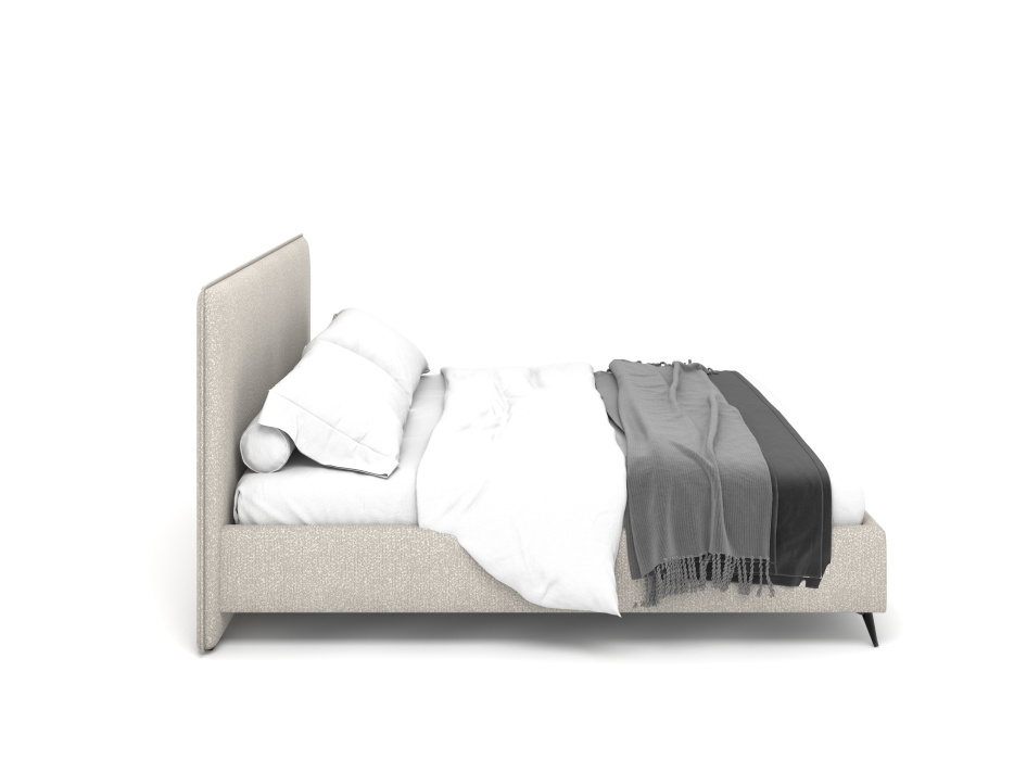 Кровати, Кровать Lineaflex Ингрид Buckle white 180x200