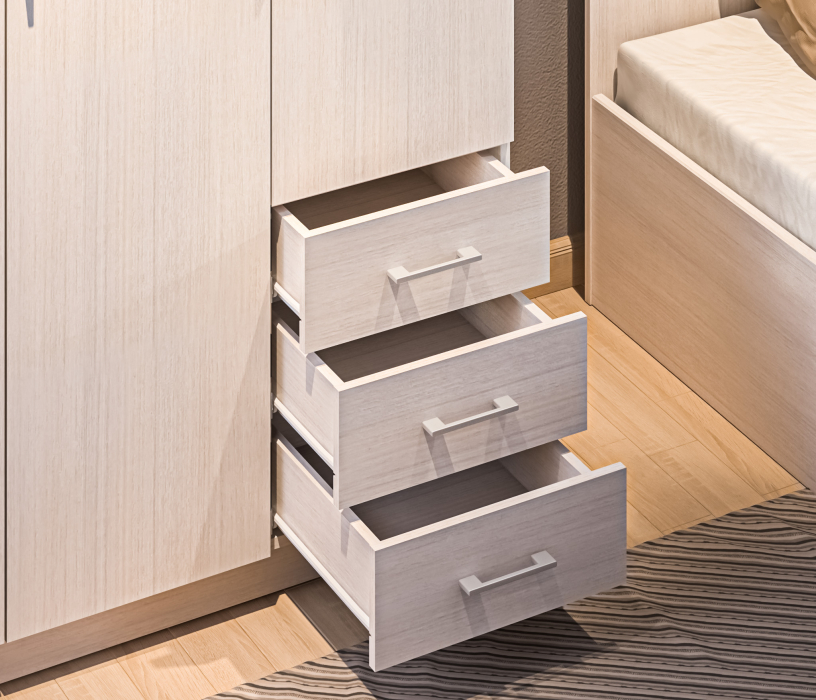 Шкафы распашные, Шкаф 3 дверный Терра СБ-2797/1