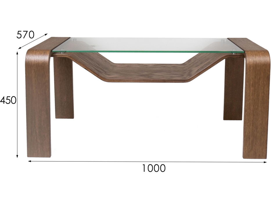 Журнальные столики, Стол журнальный Мебелик Гурон 1