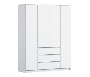 Шкаф 4 дверный с ящиками Леон СБ-3364