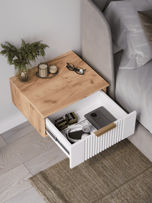 Прикроватные и настенные  столики, Тумба подвесная Ингрия Luxe 1