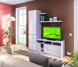 Тумба ТВ Медея СБ-2495