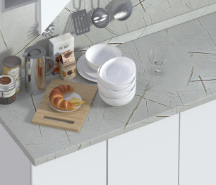 Столешница 38*3050*600 Пирит светлый 1U/70001 в упаковке