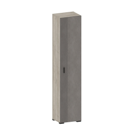 Шкаф Шер ШК-3316, дуб серый, айронвуд серебро