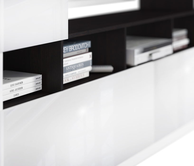 Стенки для гостиной, Стенка Нео СБ-2898