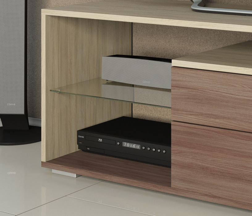 ТВ-тумбы, ЛДСП Тумба TV 2 Ясень Шимо