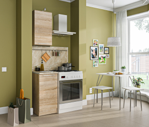 Кухонный гарнитур Ангелина Классик Дуб Сонома 40 см