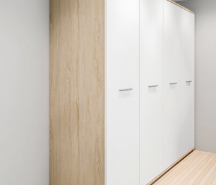 Шкаф 4-х дверный Мамбо