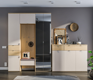 Афина Дуб Винченца,Кашемир... Мебель для прихожей