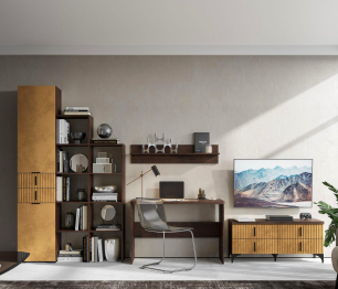 Стеллаж Шер Ст-3301, дуб апрель темный