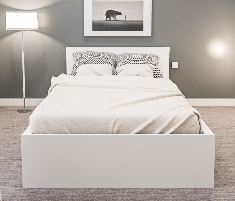 Кровати 140 см, Кровать (1400) Леон/Бруклин СБ-3368