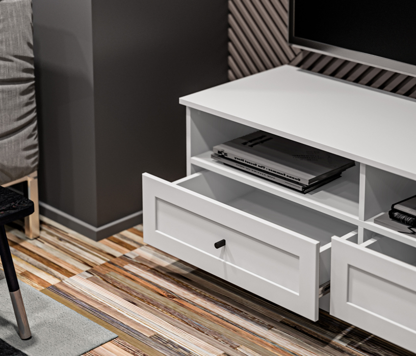 ТВ-тумбы, Тумба Твин СБ-3381 Белый