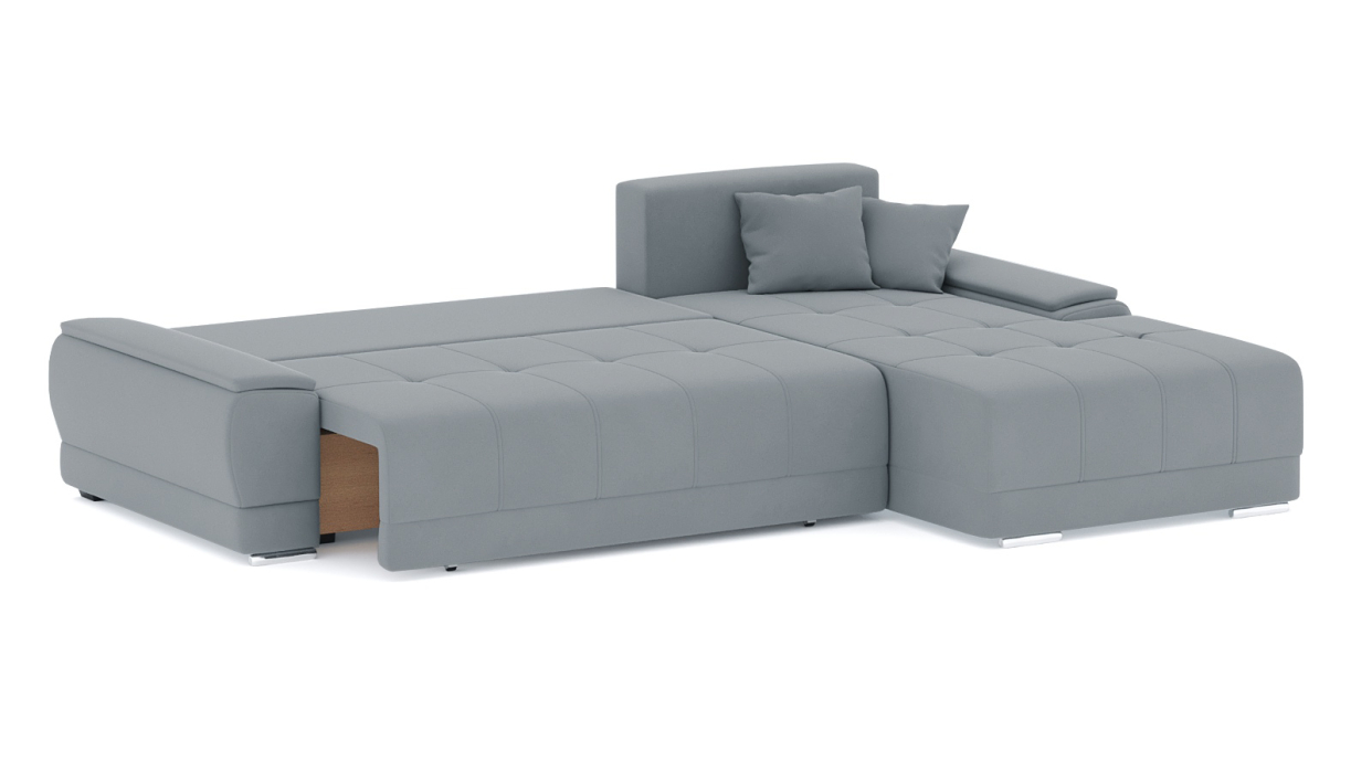 Диваны угловые в гостиную, Диван-кровать угловой Нордвикс ПБ, велюр