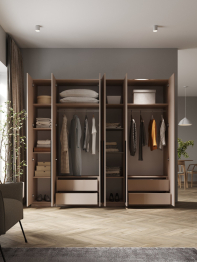 Шкаф распашной 6-ти дверный София 2200х2400х520 мм