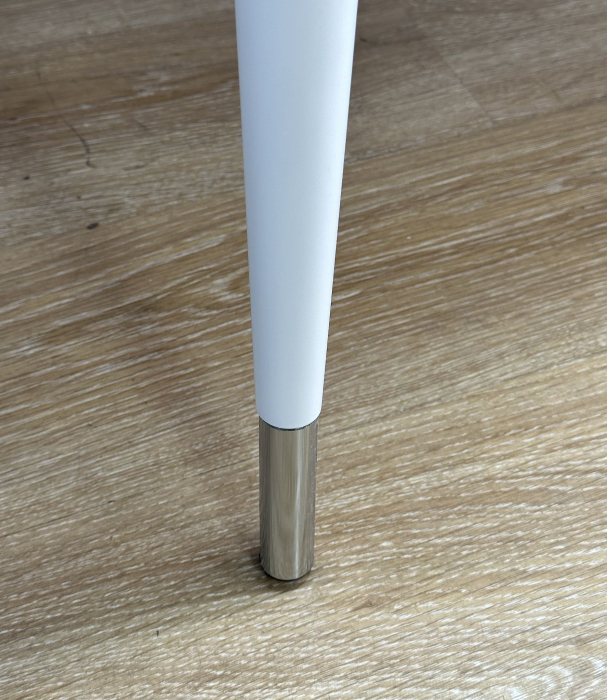 Обеденные столы, Стол Kenner K1100 раздвижной, стекло белое сатин