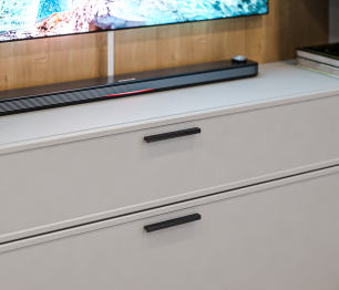 Стенка Милан СБ-3265 Серый,Дуб Гамильтон/МДФ Светло серый