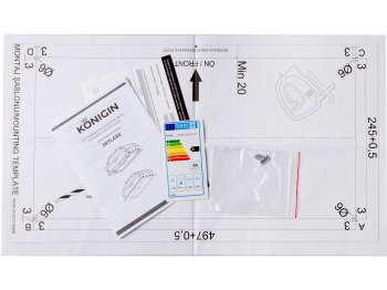 Кухонная вытяжка Konigin Skylark Grey Glass