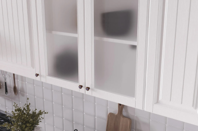 Кухонный гарнитур Хозяюшка Акация белая МДФ 1,5м