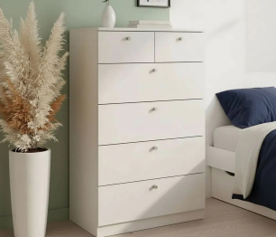 Комод 70х40х116 см, Теви 6 ящиков