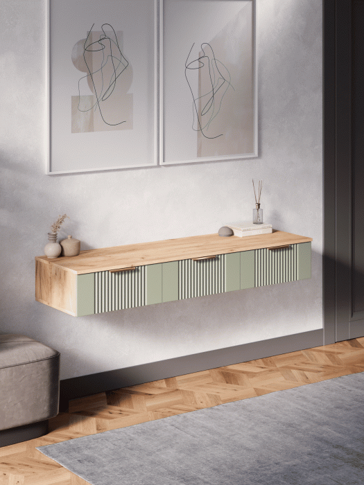 ТВ-тумбы, ТВ тумба подвесная Ингрия Luxe 3