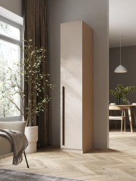 Шкаф для одежды распашной однодверный, София, 2200х400х520 мм