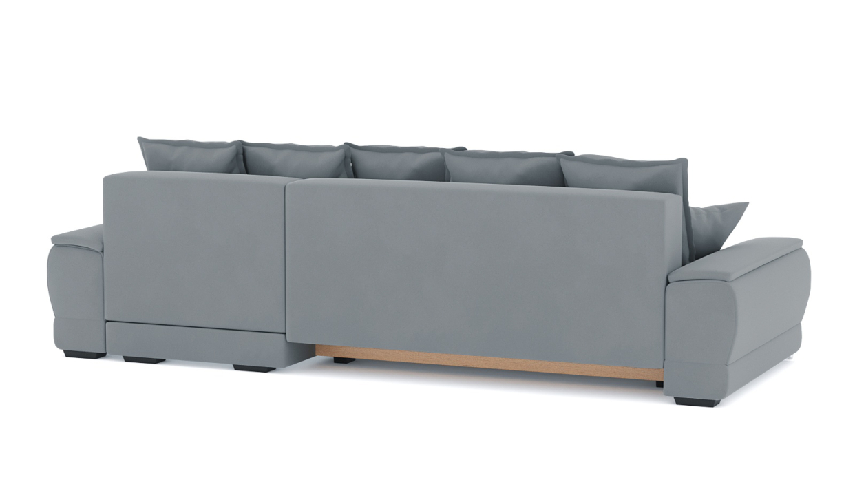 Диваны угловые в гостиную, Диван-кровать угловой Нордвикс ПБ, велюр