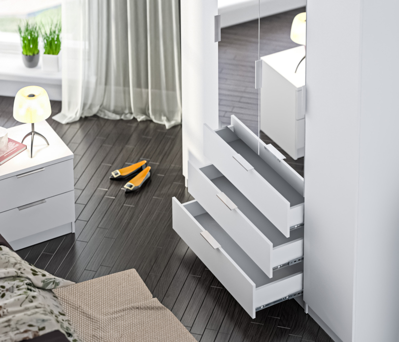 Шкафы распашные, Шкаф 4х дверный с зеркалами Николь СБ-2595/1 Белый