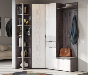 Угловой модуль УМ-3401, черный ясень