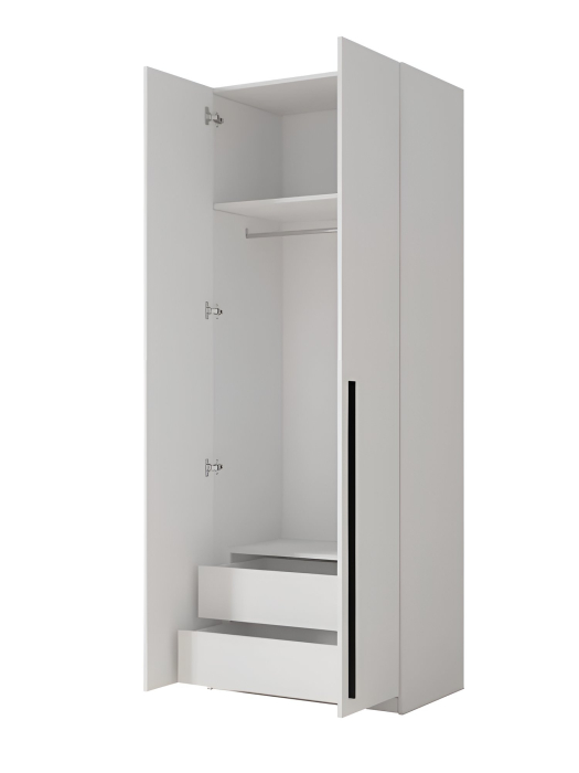 Шкафы двухстворчатые, Шкаф распашной София 2200х800х520 мм