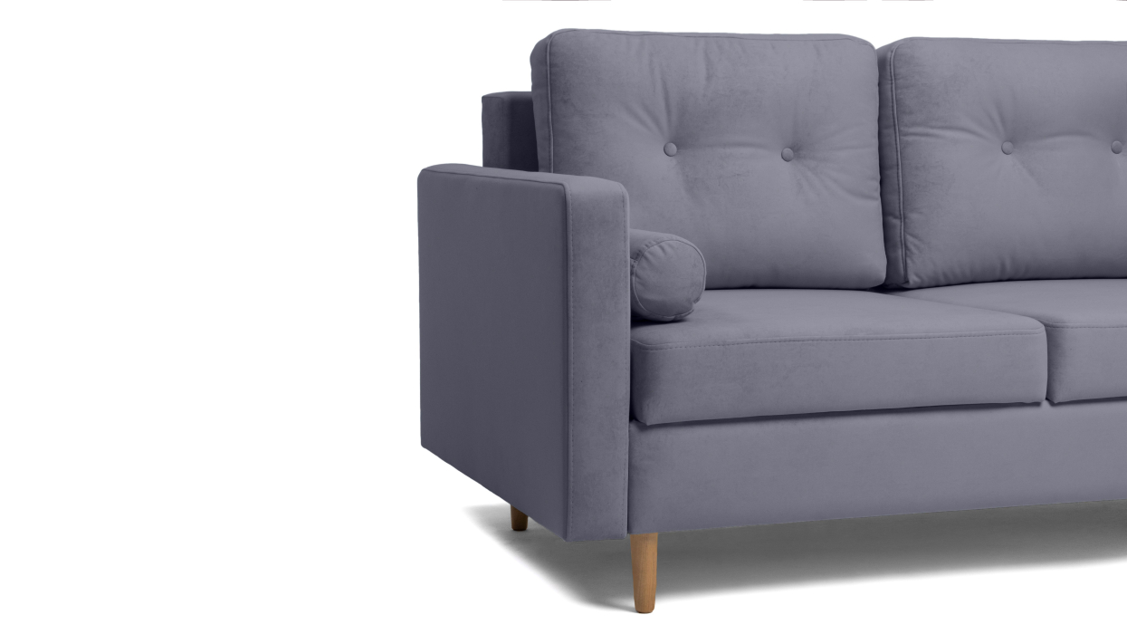 Диваны прямые кухонные, Диван Lucas 140, велюр